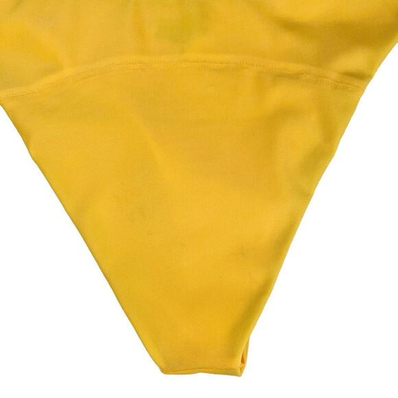Lovers and Friends Revolve Zisa Bikini Set Yellow NWT Top XL EUC Bottom L Beach - Picture 12 of 16